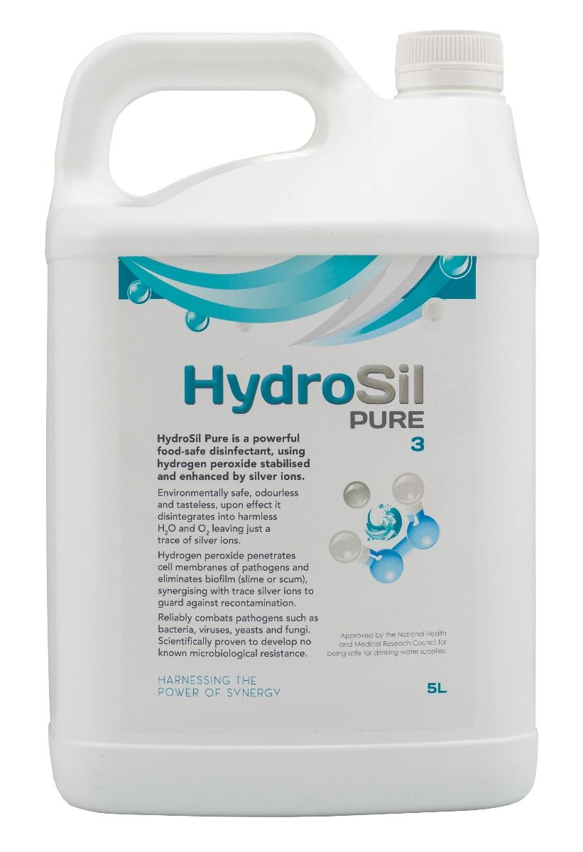 HydroSil-Pure 3% Hydrogen Peroxide All Purpose Disinfectant with Silver3