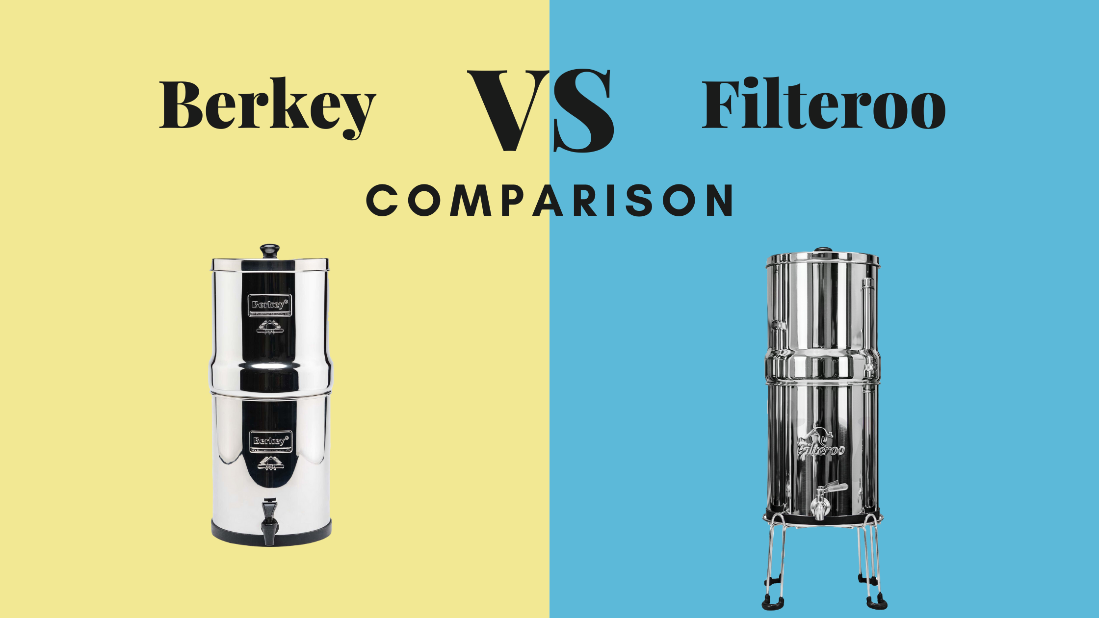 Berkey Vs Filteroo Steel Water Filters