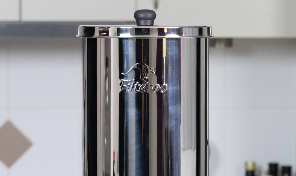 Grander Filter Filteroo® Superoo 12L, 16L, & 20L Stainless Steel Gravity Water Filter