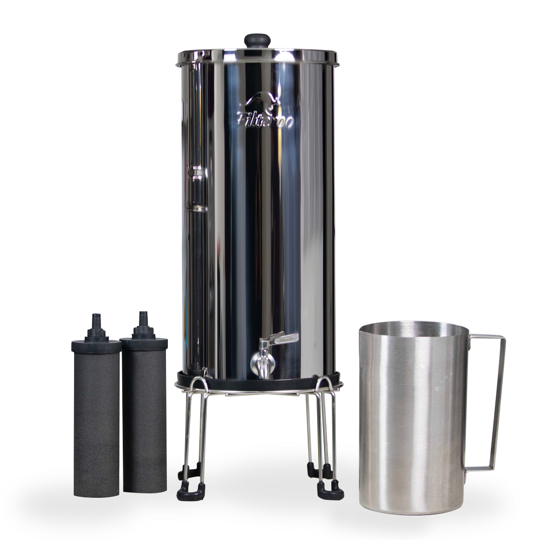 Filteroo® Superoo 16L Stainless Steel Gravity Water Filter