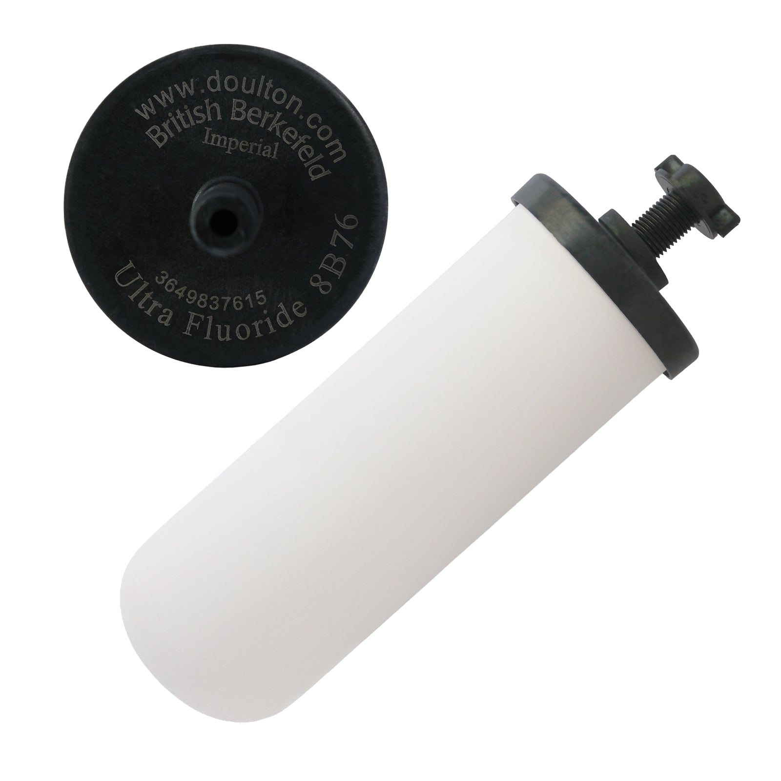 British Berkefeld 7” Ultra Fluoride Ceramic Water Filter Candle Twin Pack