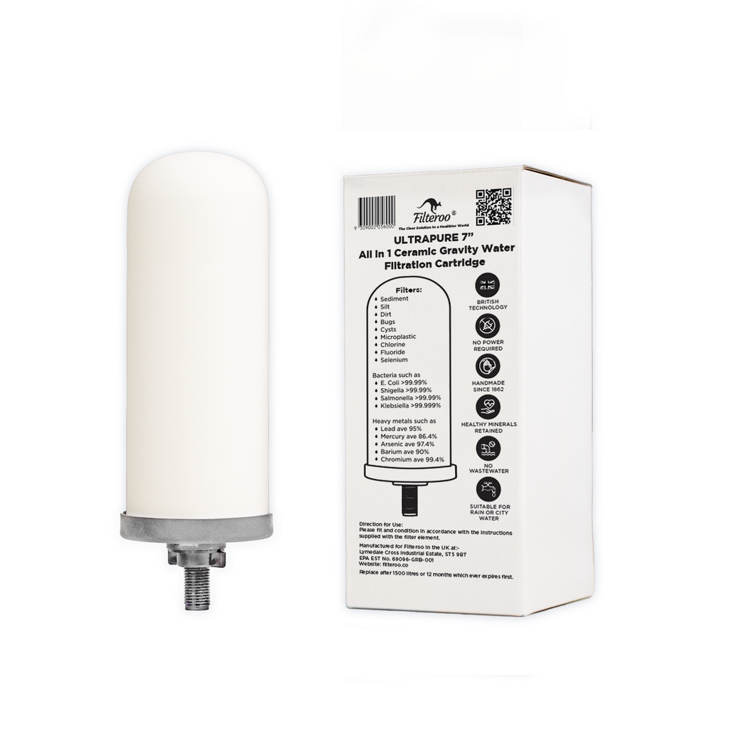 Grander Filter Filteroo® Joey 12L Gravity Ceramic Water Filter with Grander Revitalis
