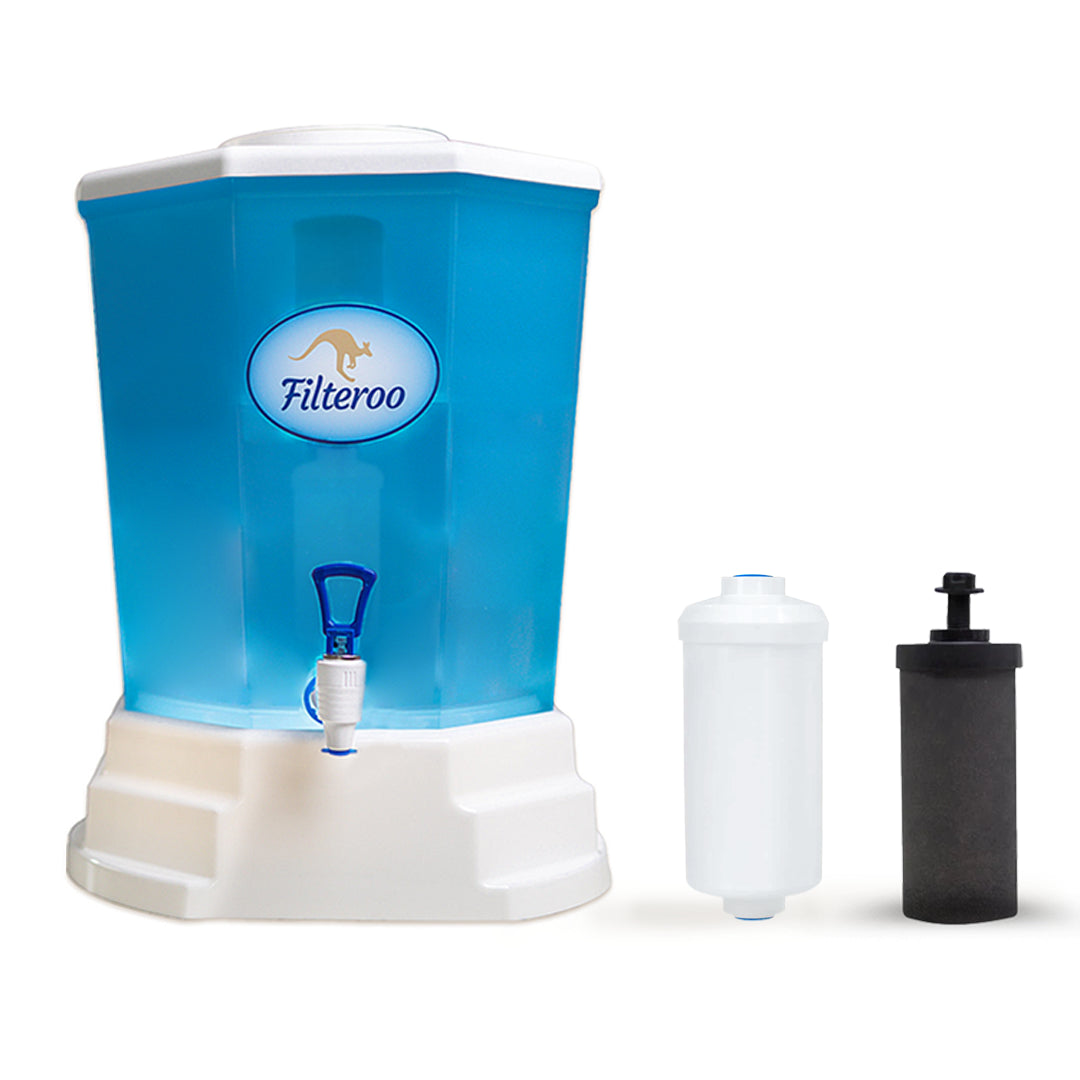 Filteroo Blue with fluoride removal front view