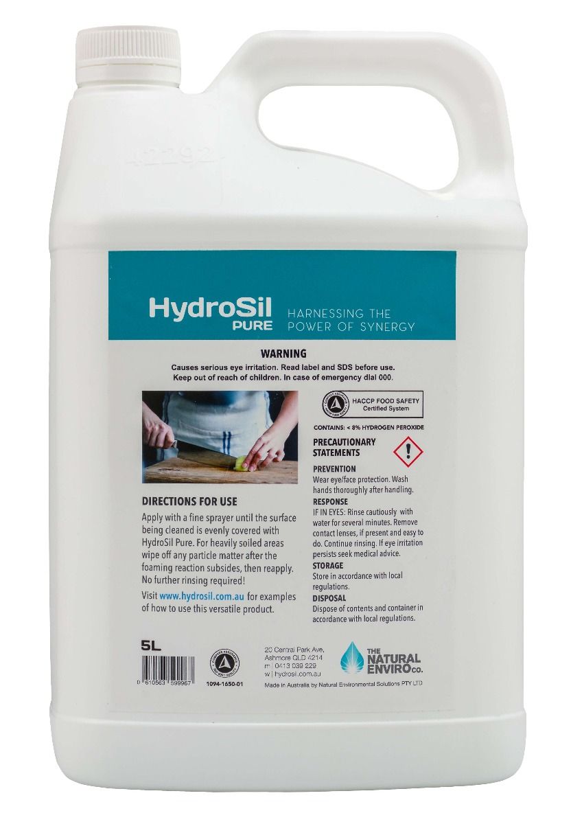 HydroSil-Pure 3% Hydrogen Peroxide All Purpose Disinfectant with Silver
